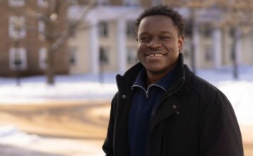 StFX business student Adriel Uangbaoje striving to inspire others while pursuing career in finance