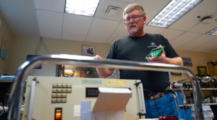 Problem solver behind the scenes at StFX Electronics Workshop