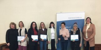 Female athletes acknowledged by Inverness County