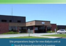 Site preparations underway for new dialysis unit at Strait Richmond Hospital