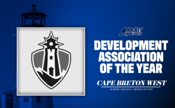 Provincial praise for Cape Breton West Minor Hockey Association