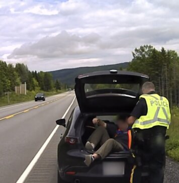 RCMP Traffic Services charge driver and passenger in relation to filming stunt while driving